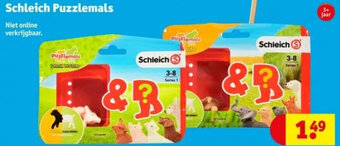 Kruidvat Schleich Puzzlemals aanbieding