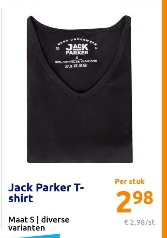 Action Jack parker tshirt aanbieding