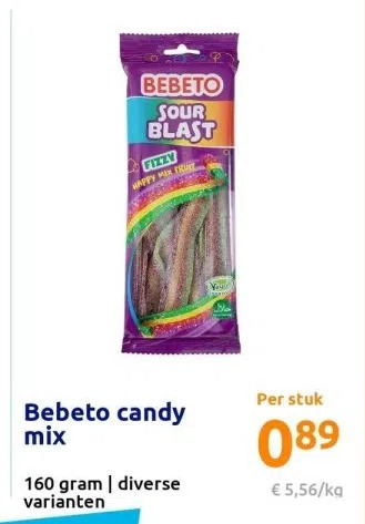 Action Bebeto candy mix aanbieding