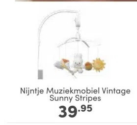 Baby & Tiener Nijntje muziekmobiel vintage aanbieding