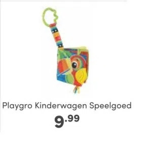 Baby & Tiener Playgro kinderwagen speelgoed aanbieding