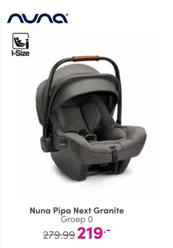 Baby & Tiener Nuna pipa next granite aanbieding
