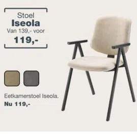 IN.HOUSE Eetkamerstoel iseola aanbieding