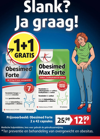 Lucovitaal Obesimed forte aanbieding