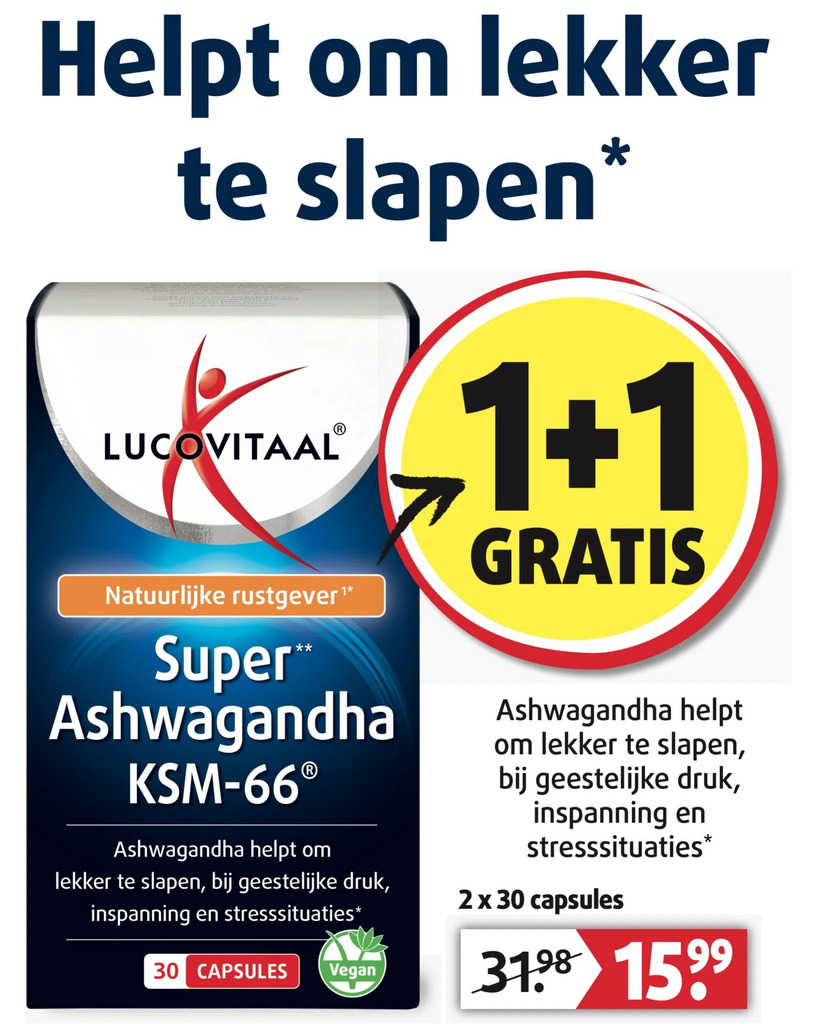 Lucovitaal Helpt om lekker te slapen* aanbieding