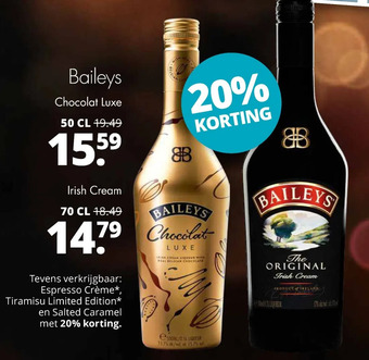 Mitra Baileys aanbieding