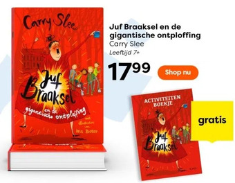 The Read Shop Juf braaksel en de gigantische ontploffing carry slee aanbieding