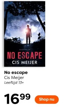 The Read Shop No escape cis meijer aanbieding
