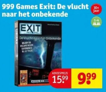 Kruidvat 999 Games Exit: De vlucht aanbieding