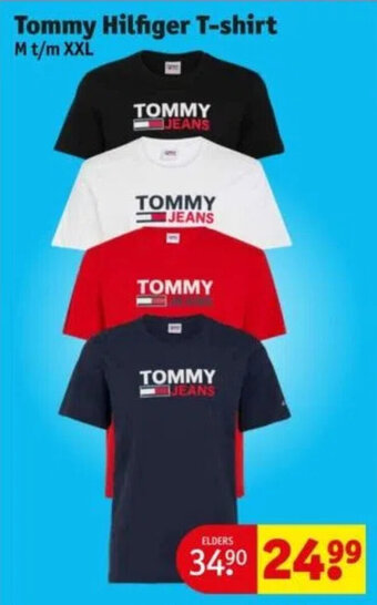 Kruidvat Tommy Hilfiger T-shirt M t/m XXL aanbieding