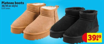 Kruidvat Plateau boots 38/39 en 40/41 aanbieding