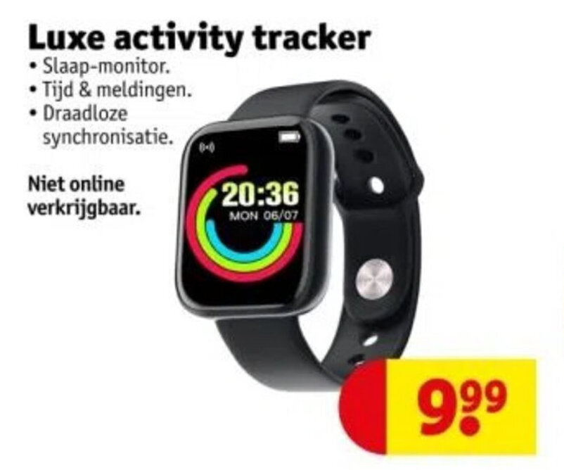 Kruidvat Luxe activity tracker aanbieding