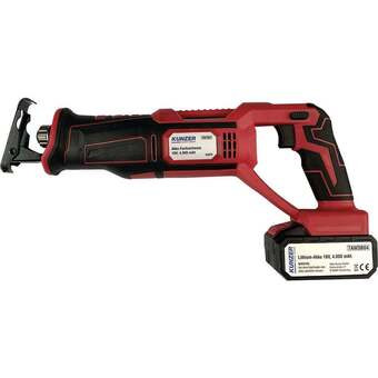 Conrad Kunzer accu-reciprozaag 7afs01 incl. accu, incl. lader, incl. koffer 18 v 4000 mah aanbieding