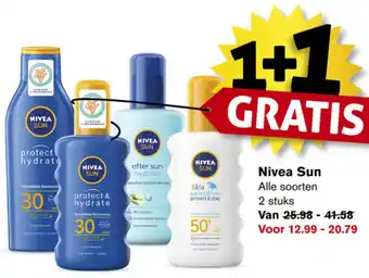 Hoogvliet Nivea Sun aanbieding