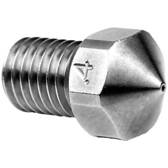 Conrad Microswiss-mondstuk 0,6 mm voor flashforge creator pro2, creator max2 brass plated wear resistant nozzle 0.6mm m2801-06 aanbieding