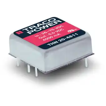 Conrad Tracopower thn 20-4811 dc/dc-converter, print 48 v/dc 5 v/dc 4 a 20 w aantal uitgangen: 1 x inhoud 1 stuk(s) aanbieding