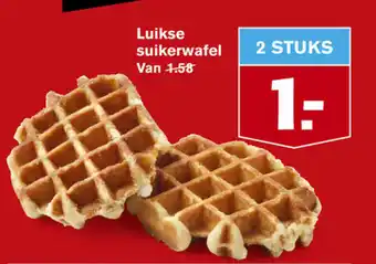 Hoogvliet Luikse suikerwafel aanbieding