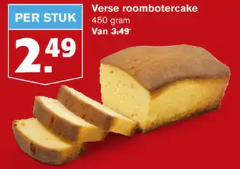 Hoogvliet Verse roombotercake aanbieding