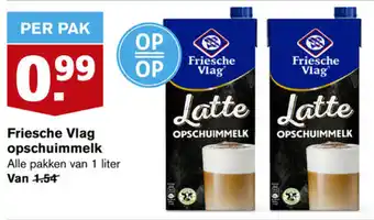 Hoogvliet Friesche Vlag opschuimmelk aanbieding