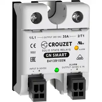 Conrad Crouzet halfgeleiderrelais 84139150n 35 a schakelspanning (max.): 265 v/ac schakelend bij overbelasting 1 stuk(s) aanbieding