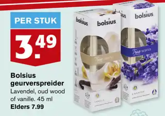 Hoogvliet Bolsius geuverspreider aanbieding