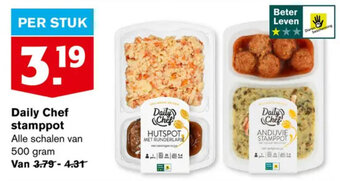 Hoogvliet Daily Chef stamppot 500 gram aanbieding