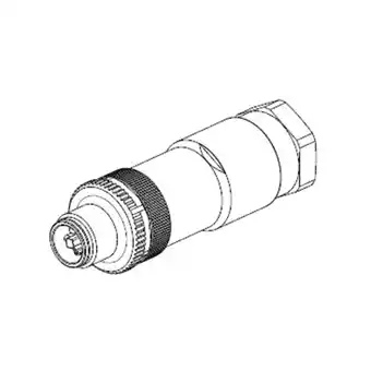 Conrad Te connectivity 2120952-1 sensor/actuator connector, niet geassembleerd m12 aantal polen: 8 stekker, recht 1 stuk(s) aanbieding