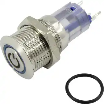 Conrad Tru components 702212 las2-gqf-11e/r/12v/n vandalismebestendige druktoets rood 1 stuk(s) aanbieding