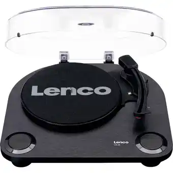 Conrad Lenco ls-40 platenspeler belt drive zwart aanbieding