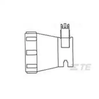 Conrad Te connectivity 1445730-1 ronde connector trekontlasting 1 stuk(s) aanbieding