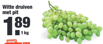 ALDI Witte druiven met pit aanbieding