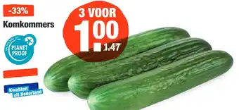 ALDI Komkommers aanbieding