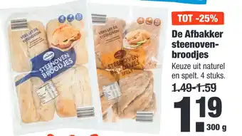 ALDI De Afbakker steenoven- broodjes aanbieding