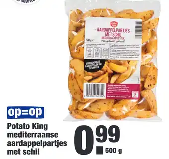 ALDI Potato King mediterraanse aardappelpartjes met schil aanbieding