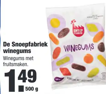 ALDI De Snoepfabriek winegums aanbieding