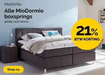 Beter Bed Alle MioDormio boxsprings aanbieding