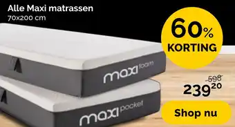 Beter Bed Alle Maxi matrassen aanbieding