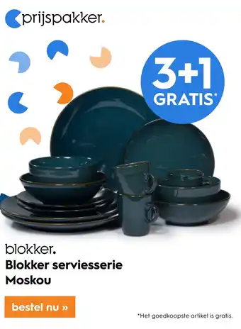 Blokker Blokker serviesserie Moskou aanbieding