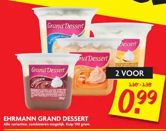 Dekamarkt Ehrmann Grand Dessert aanbieding