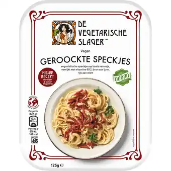 Dekamarkt De vegetarische slager geroockte speckjes aanbieding