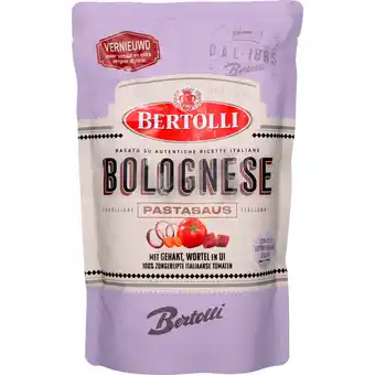 Dekamarkt Bertolli pastasaus in zak bolognese aanbieding