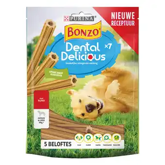 Dekamarkt Bonzo hondensnacks dental delicious aanbieding