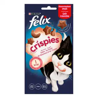 Dekamarkt Felix kattensnack crispies zalm en forel aanbieding