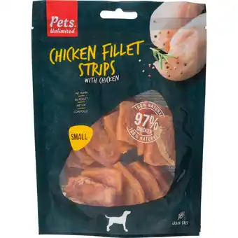 Dekamarkt Pets hondensnacks chicken fillets small aanbieding