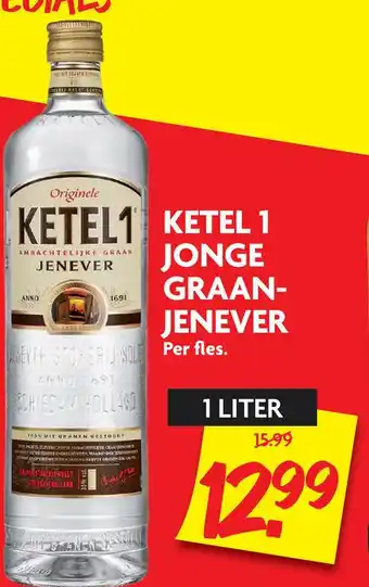 Dekamarkt Ketel 1 Jonge Graanjenever aanbieding