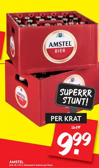 Dekamarkt Amstel Krat 24 x 30 cl aanbieding