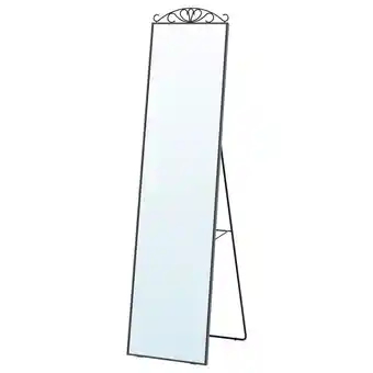 IKEA Karmsund staande spiegel, zwart, 40x167 cm aanbieding