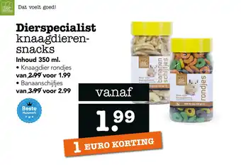 Dierspecialist Dierspecialist knaagdieren- snacks aanbieding