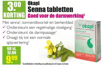 Gezond & Wel Okapi Senna tabletten aanbieding