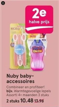 Etos Nuby babyaccessoires aanbieding